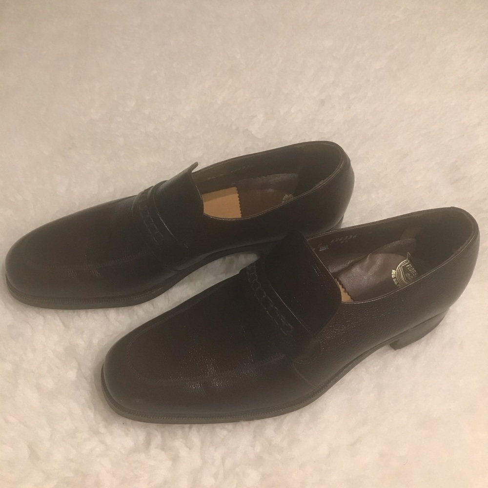 Florsheim Mens Brown  leather shoes size 91/2